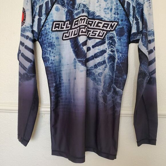 Breakpoint Long Sleeve No-Gi Jiu-Jitsu Rash Guard Size M All American Jiu Jitsu - Picture 3 of 16